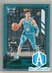 2020-21 Panini Chronicles PLAYBOOK Green Foil #192 LAMELO BALL RC